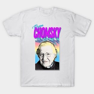 Noam Chomsky Retro 80s Styled Design T-Shirt